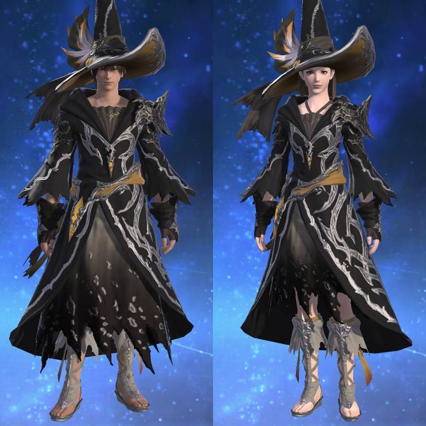The Forgiven's Robe of Healing's gearset image.