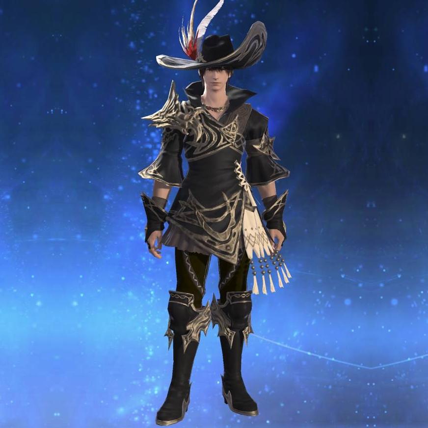 The Forgiven's Tabard of Aiming's gearset image male.