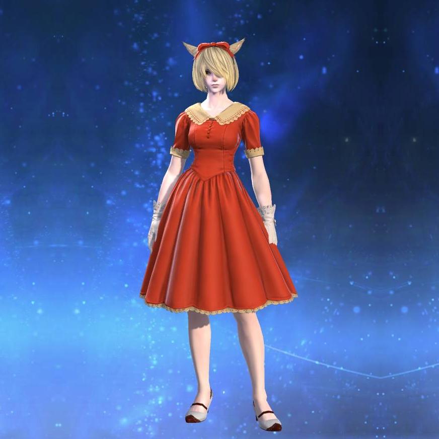 Frontier Dress's gearset image female model.