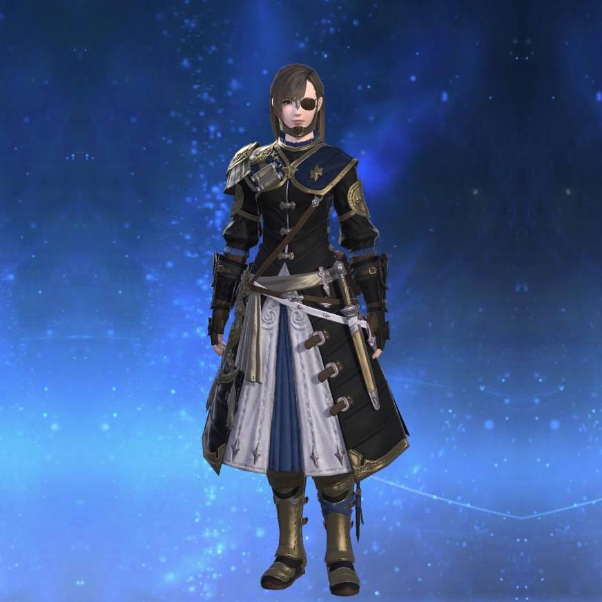 Atrociraptorskin Coat of Casting's gearset image female.