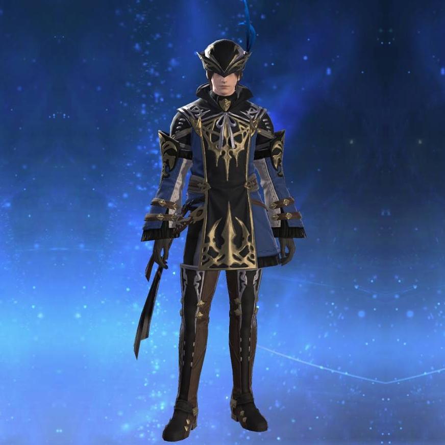 Pixie Cotton Acton of Striking's gearset image male.