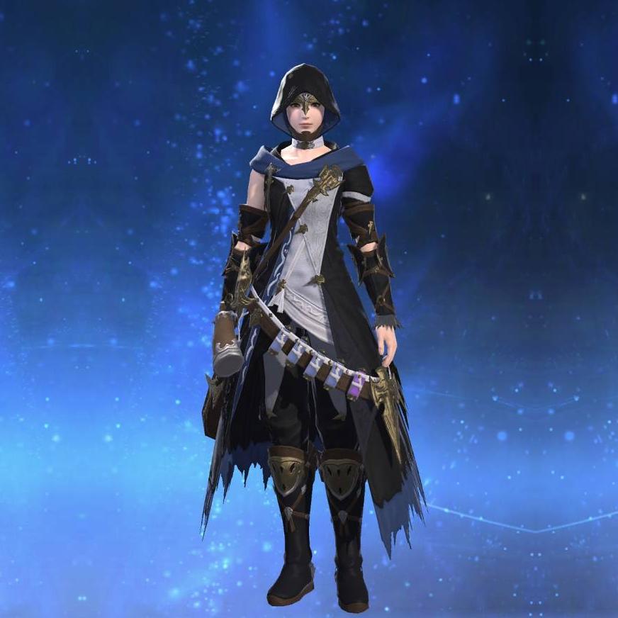Pixie Cotton Robe of Healing's gearset image female.