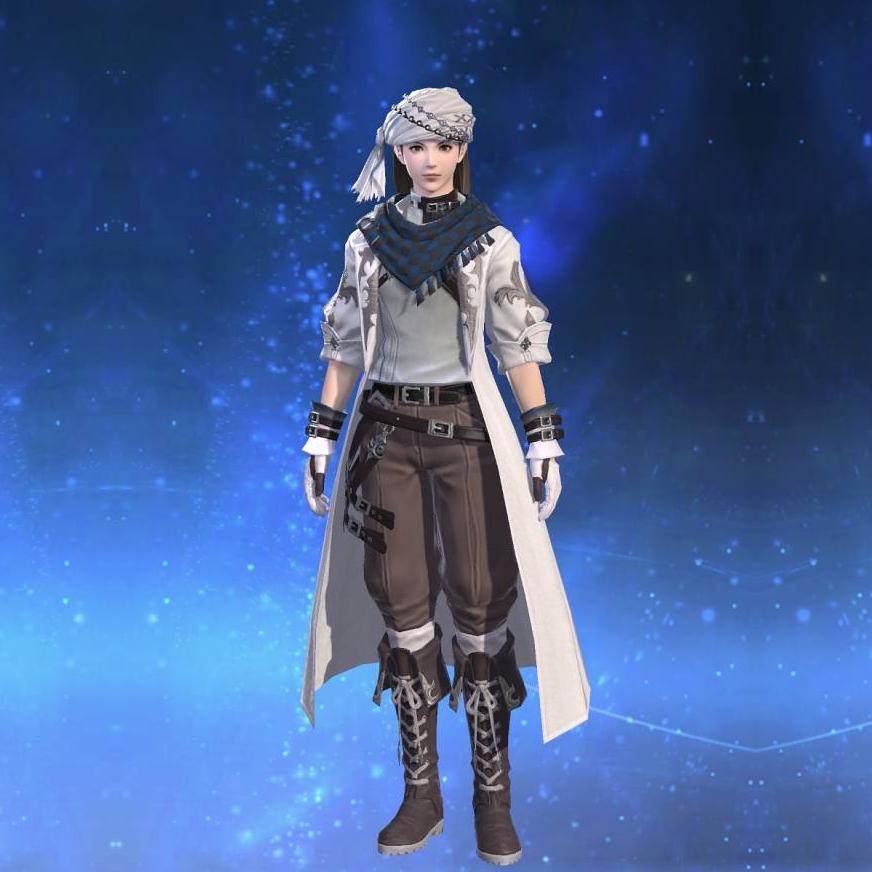 Professional's Coat of Gathering's gearset image female.