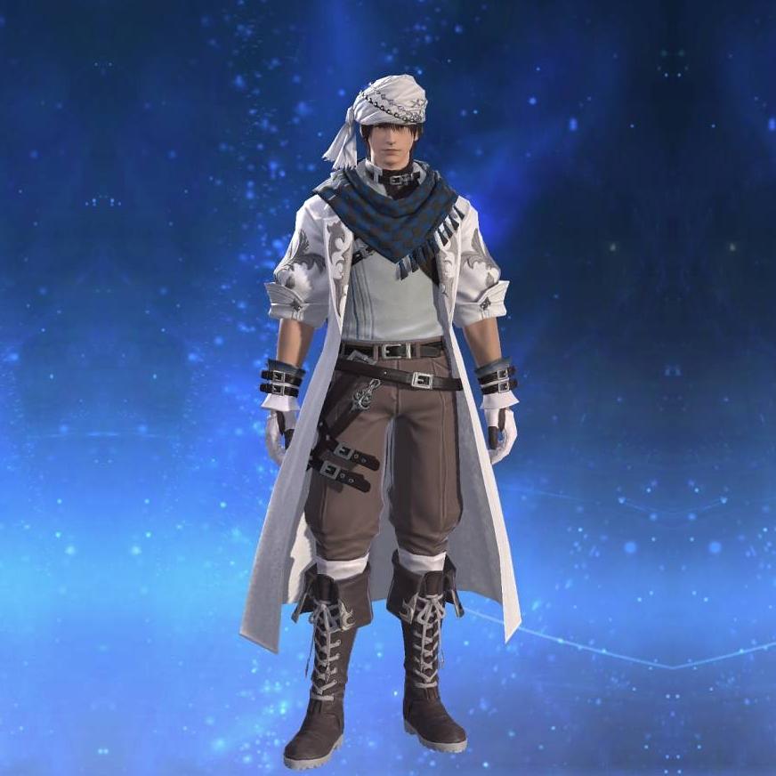Professional's Coat of Gathering's gearset image male.