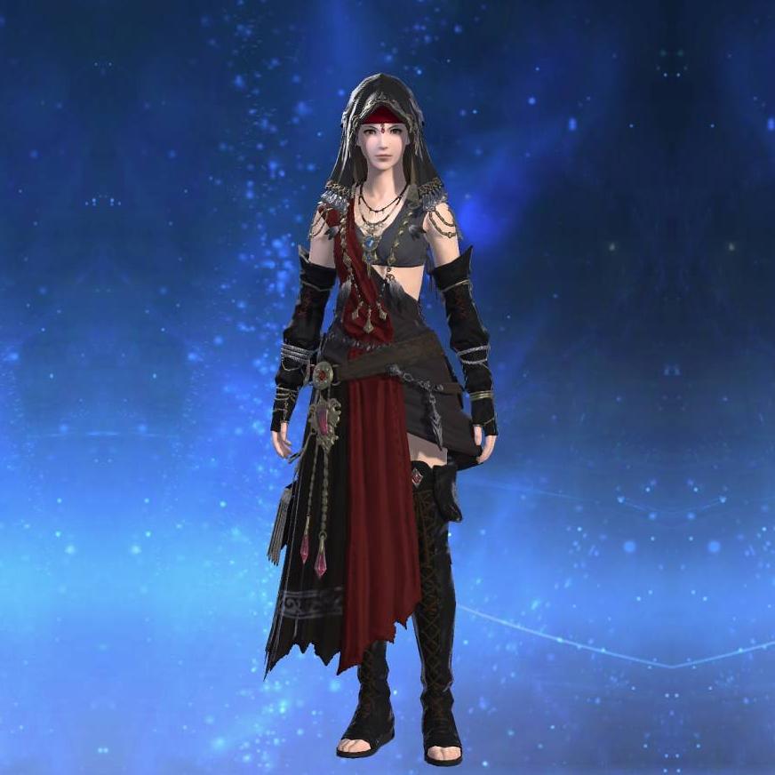 Brightlinen Himation of Striking's gearset image female.