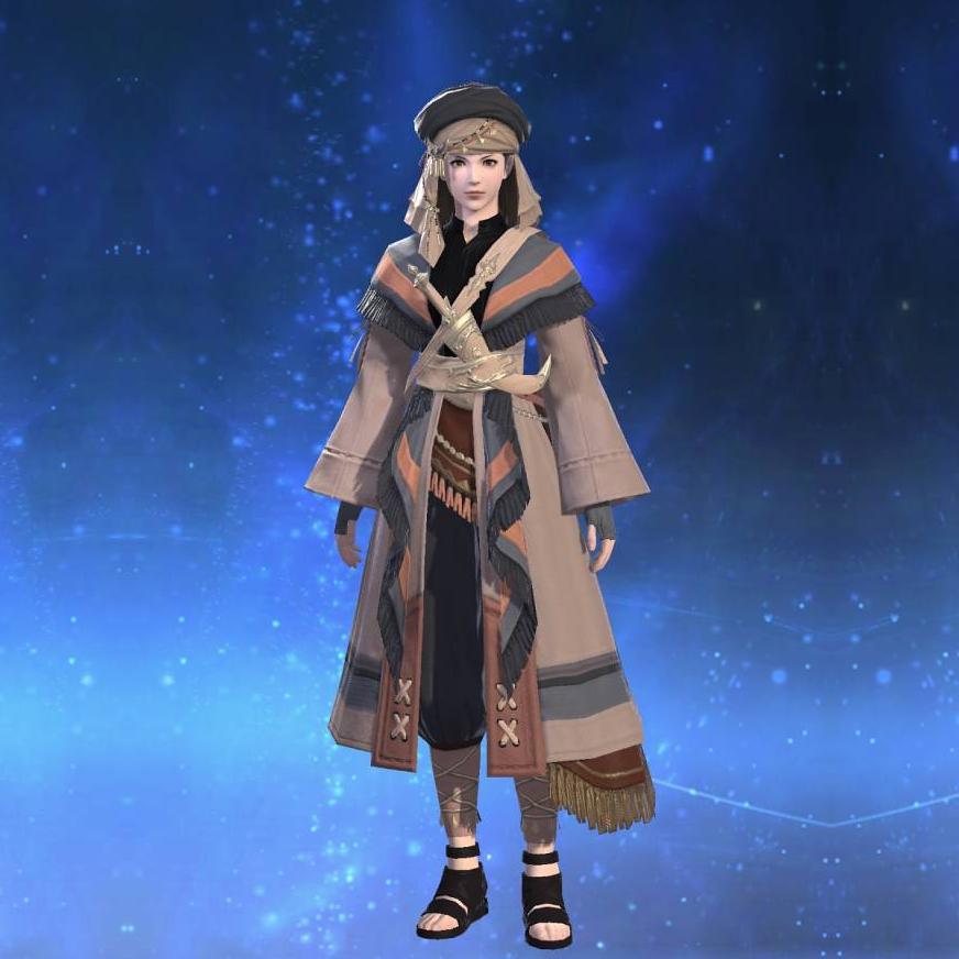 ホワイトヘンプ・ギャザラーアタイア's gearset image female.