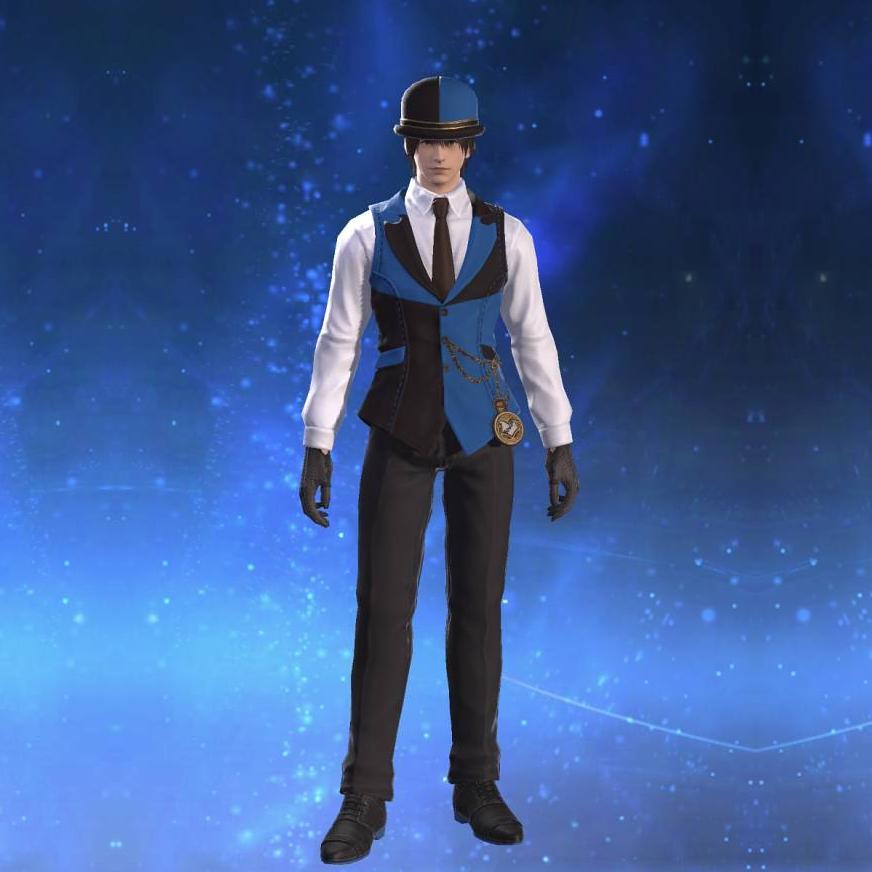 Valentione Forget-me-not Waistcoat's gearset image male.