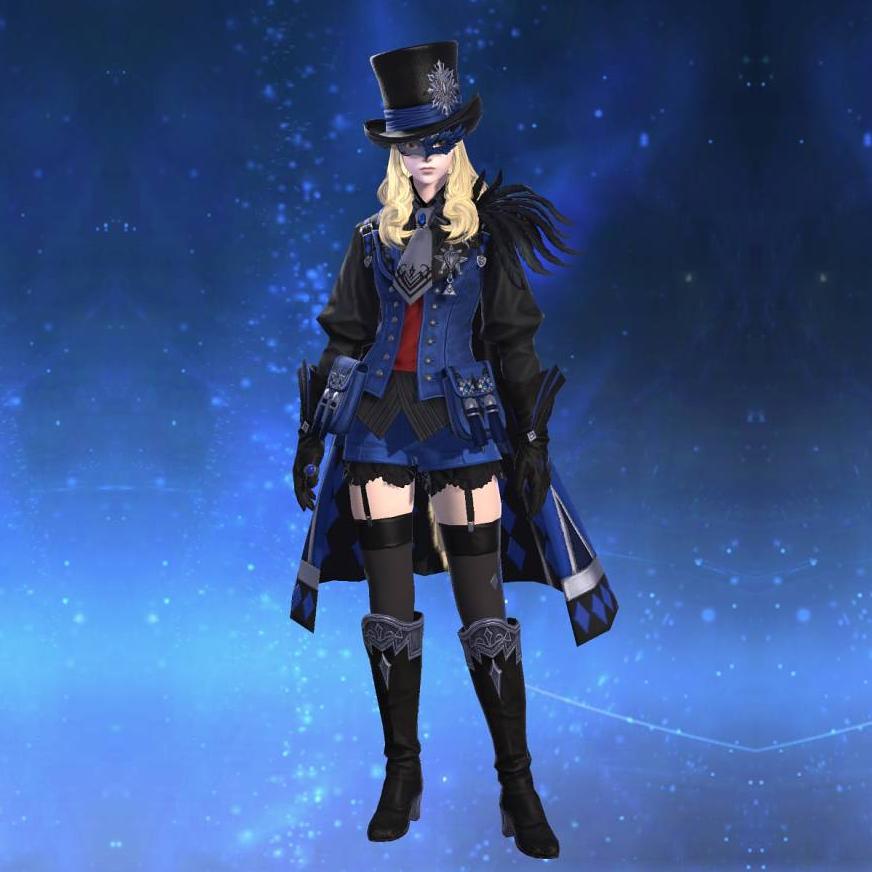 Mirage Coatee's gearset image female model.