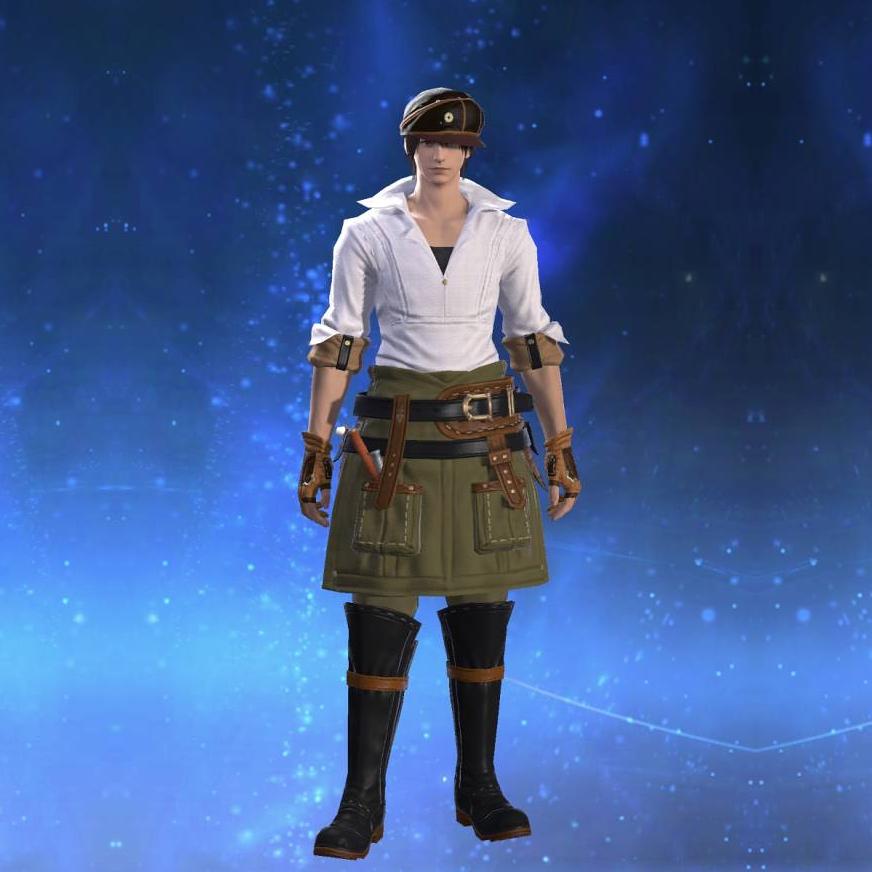 Millfiend's Costume Apron's gearset image male.