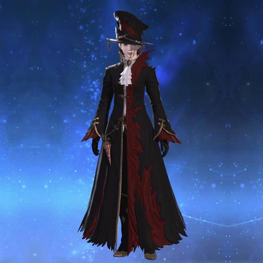 Facet Coat of Healing's gearset image female.