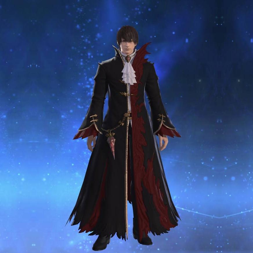 Ornate Facet Coat of Healing's gearset image male.