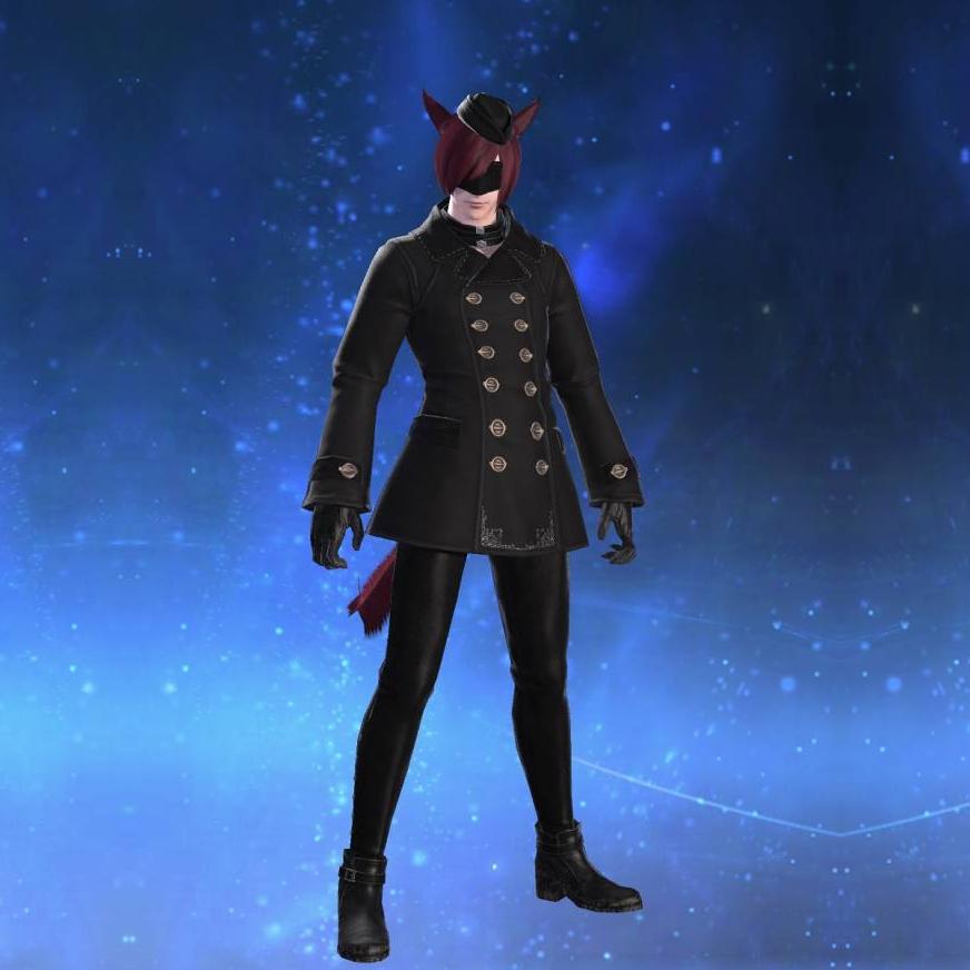 YoRHa Type-51 Jacket of Healing's gearset image male model.