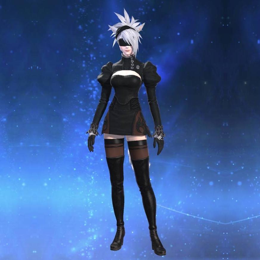 YoRHa Type-51 Jacket of Maiming's gearset image female model.