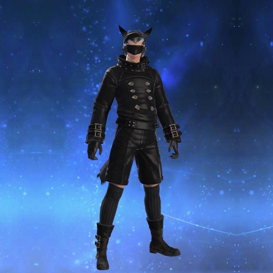 YoRHa Type-51 Jacket of Maiming's gearset image male model.