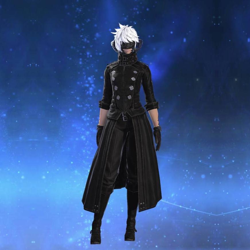 YoRHa Type-53 Coat of Maiming's gearset image female model.