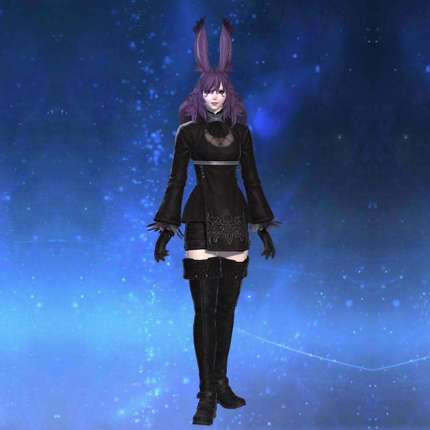 YoRHa Type-53 Halfrobe of Casting's gearset image female model.