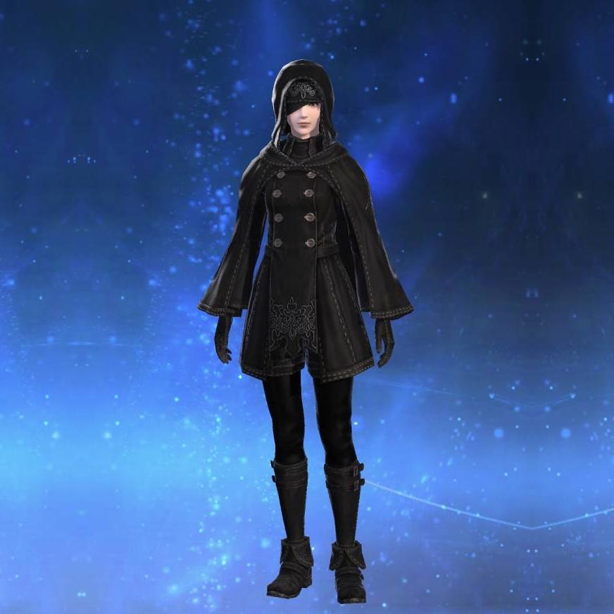 YoRHa Type-53 Cloak of Scouting's gearset image female.