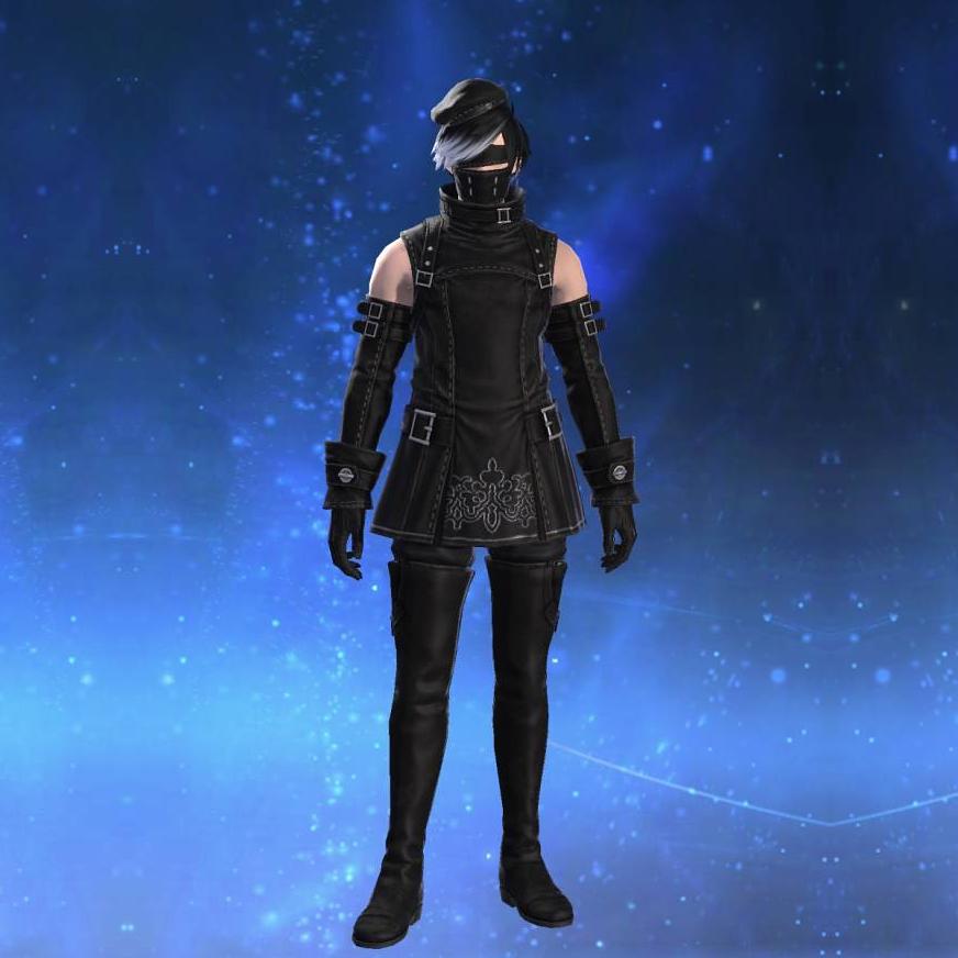 YoRHa Type-55 Jacket of Maiming's gearset image male model.