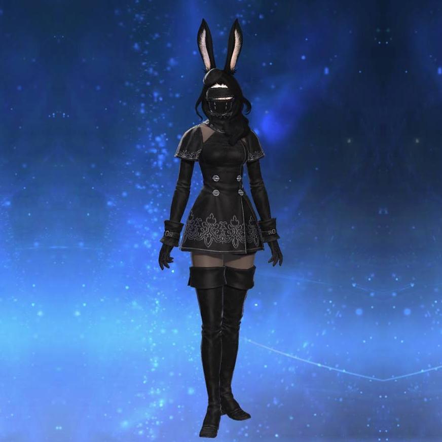 YoRHa Type-55 Jacket of Fending's gearset image female model.