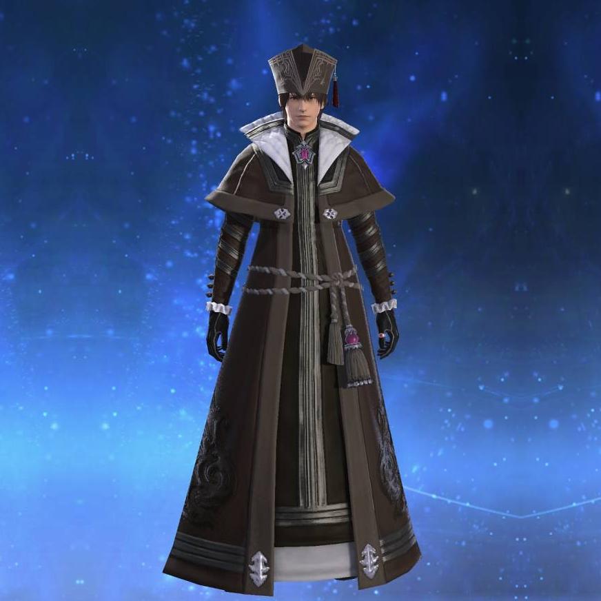 Lakeland Robe of Healing's gearset image male.