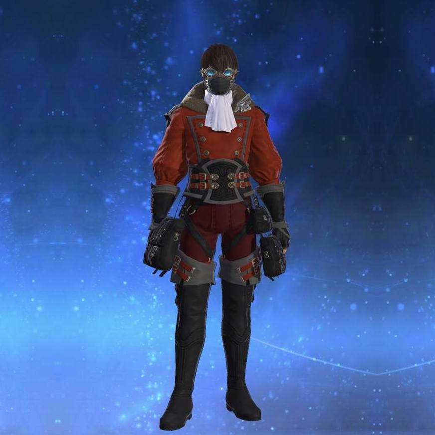 Replica Sky Pirate's Jacket of Striking's gearset image male.