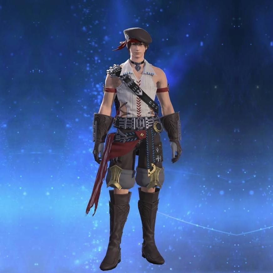 Replica Sky Pirate's Vest of Aiming's gearset image male.