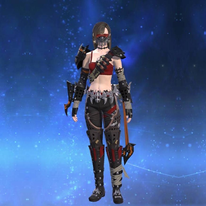Replica Sky Rat Harness of Fending's gearset image female.