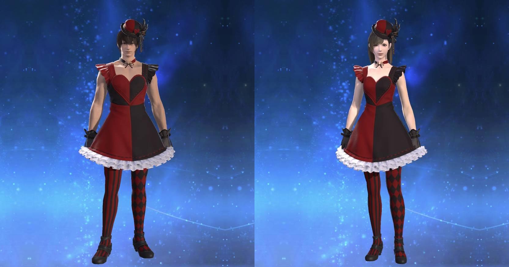 Valentione Rose Dress ｜ FFXIV ARMOURY COLLECTION