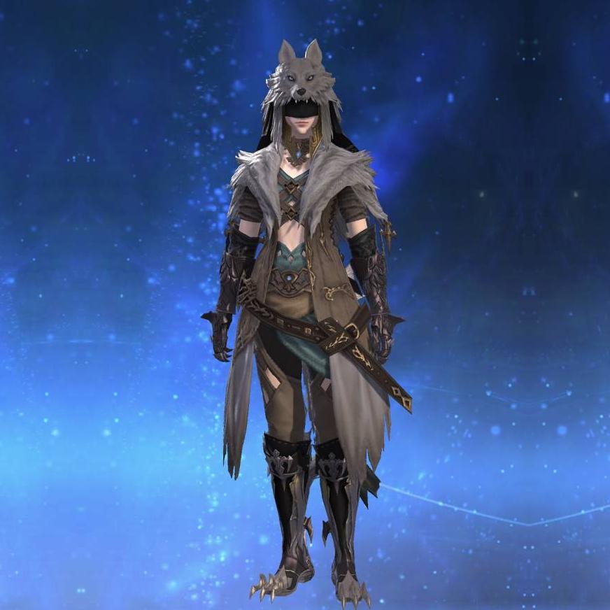 Warg Jacket of Fending's gearset image female.