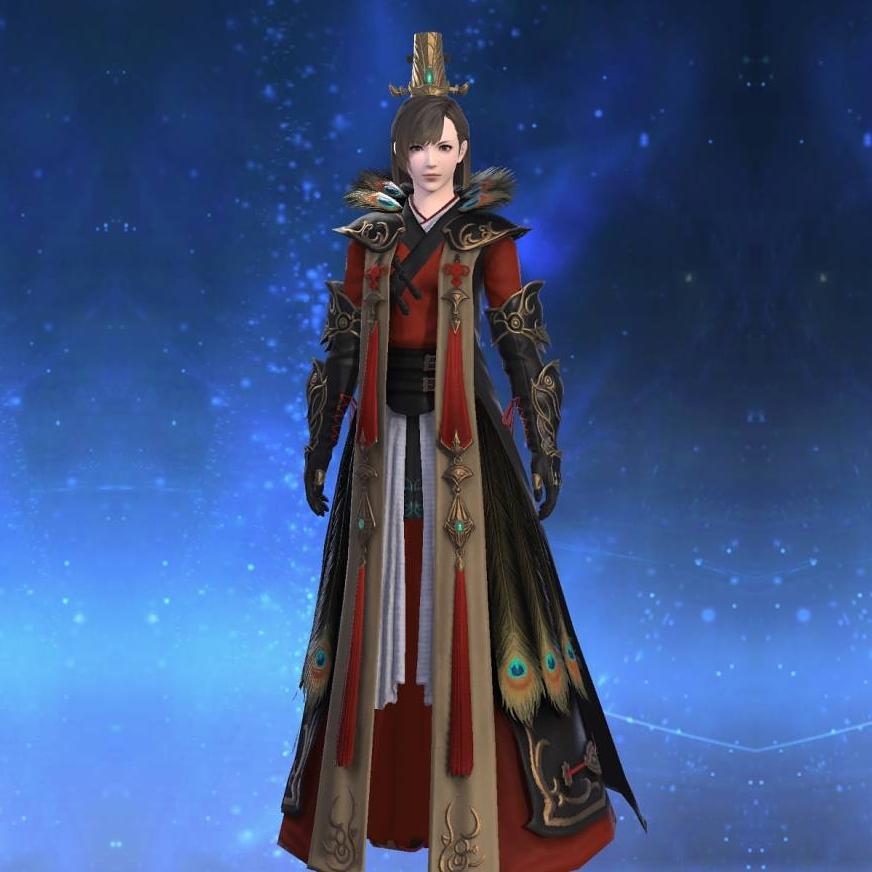 孔雀装束's gearset image female.