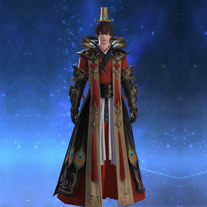孔雀装束's gearset image male.