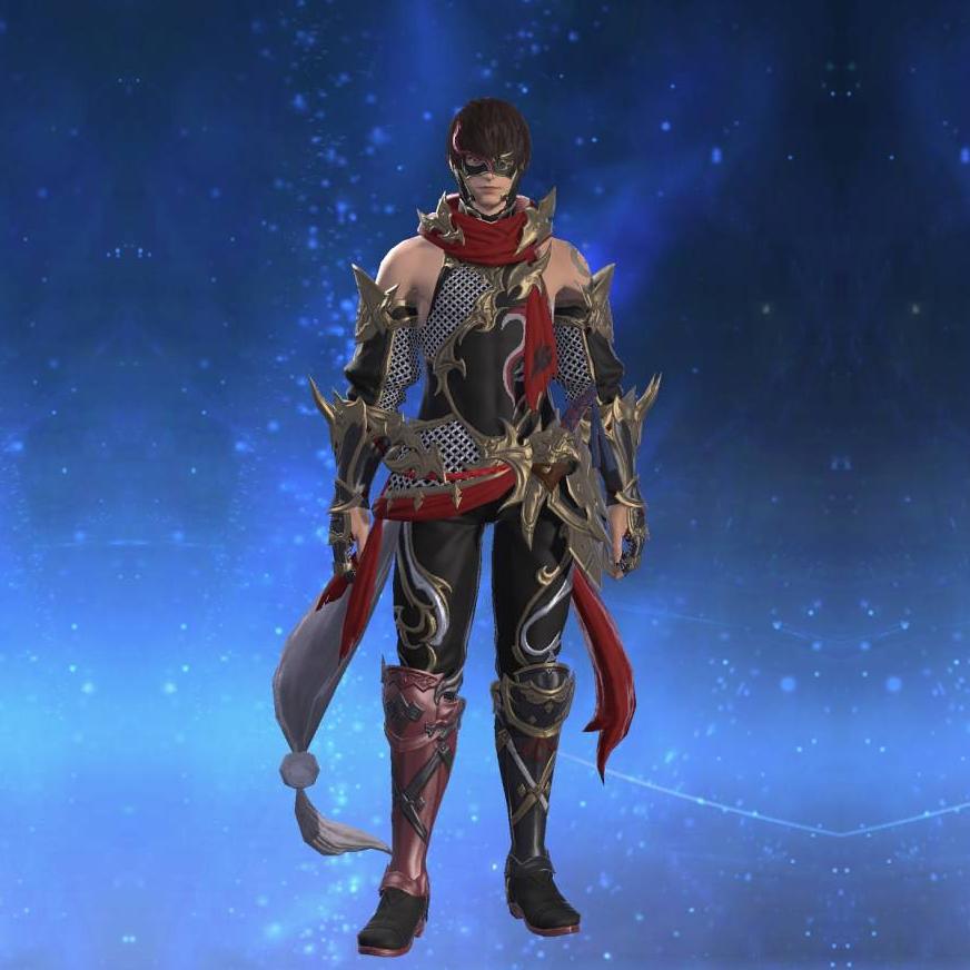 服部装束【想】's gearset image male.