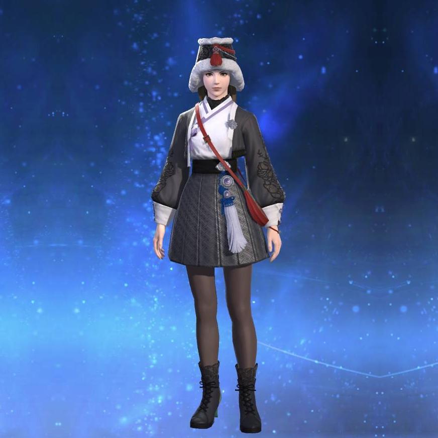 東方美姫装束's gearset image female.