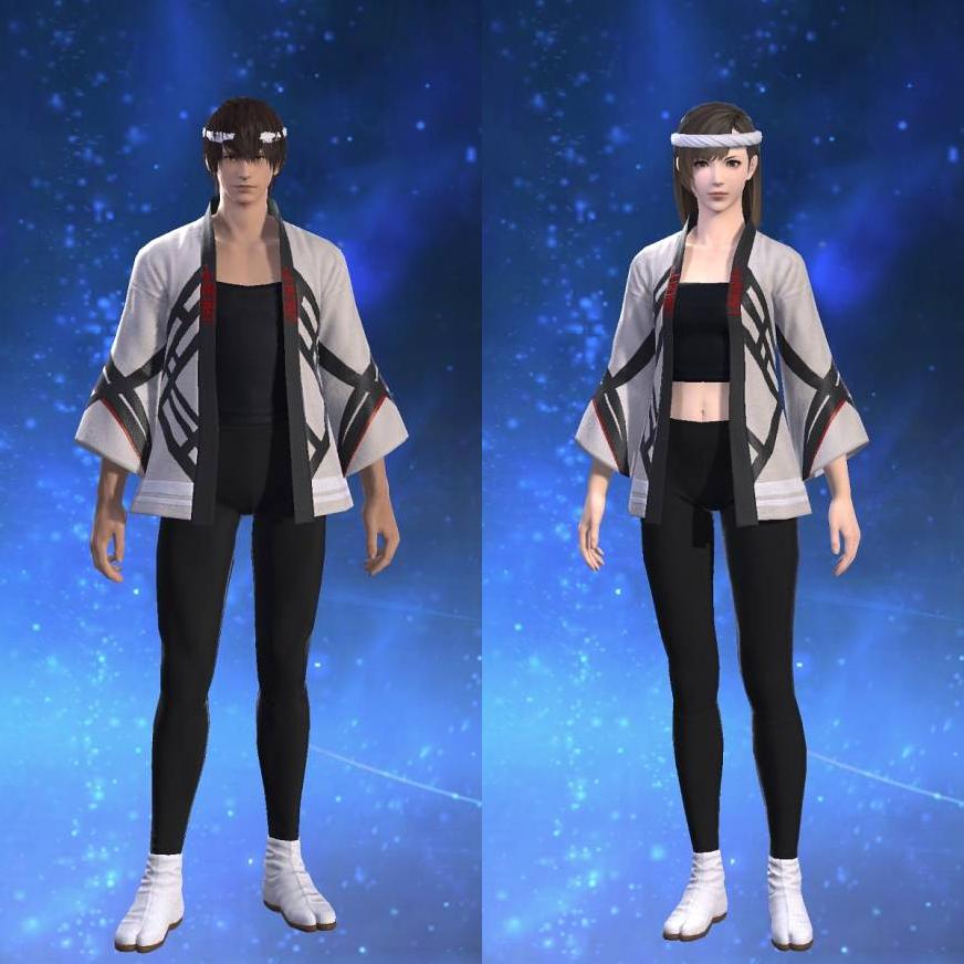 White Moonfire Happi's gearset image.