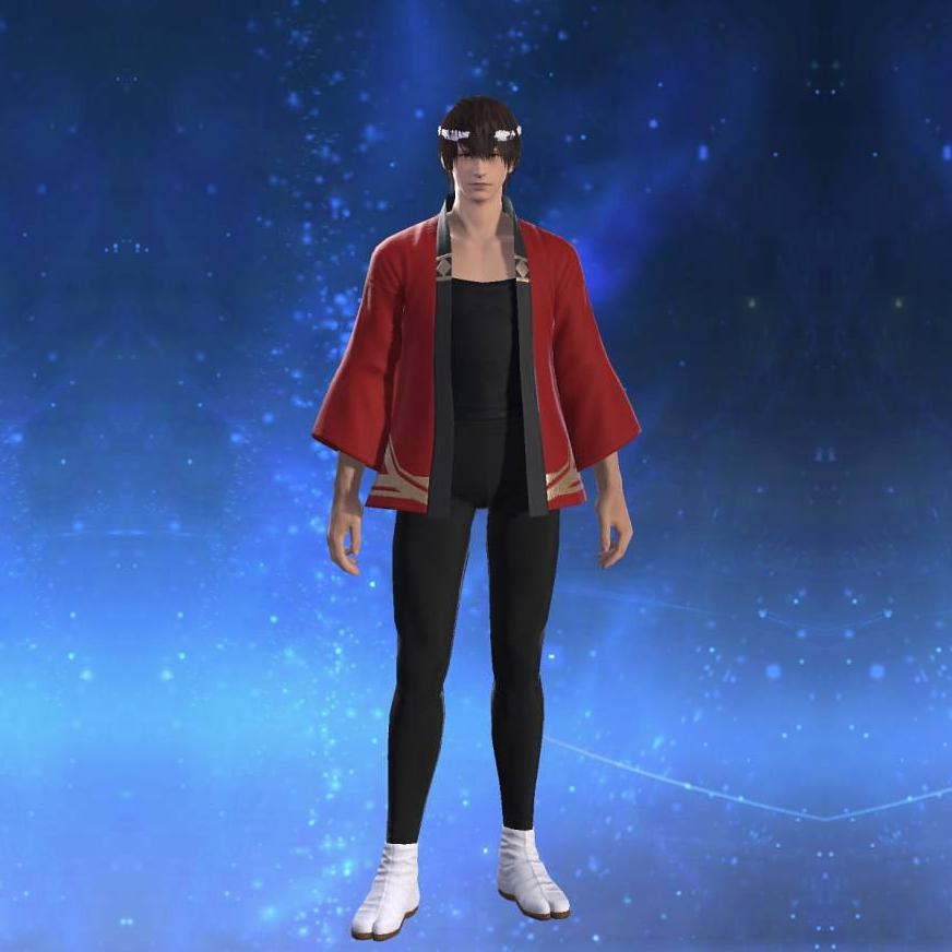 Red Moonfire Happi's gearset image male.