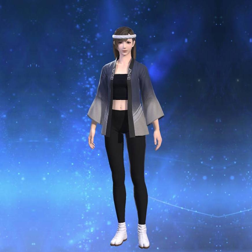 紅蓮祭黒染装束's gearset image female.