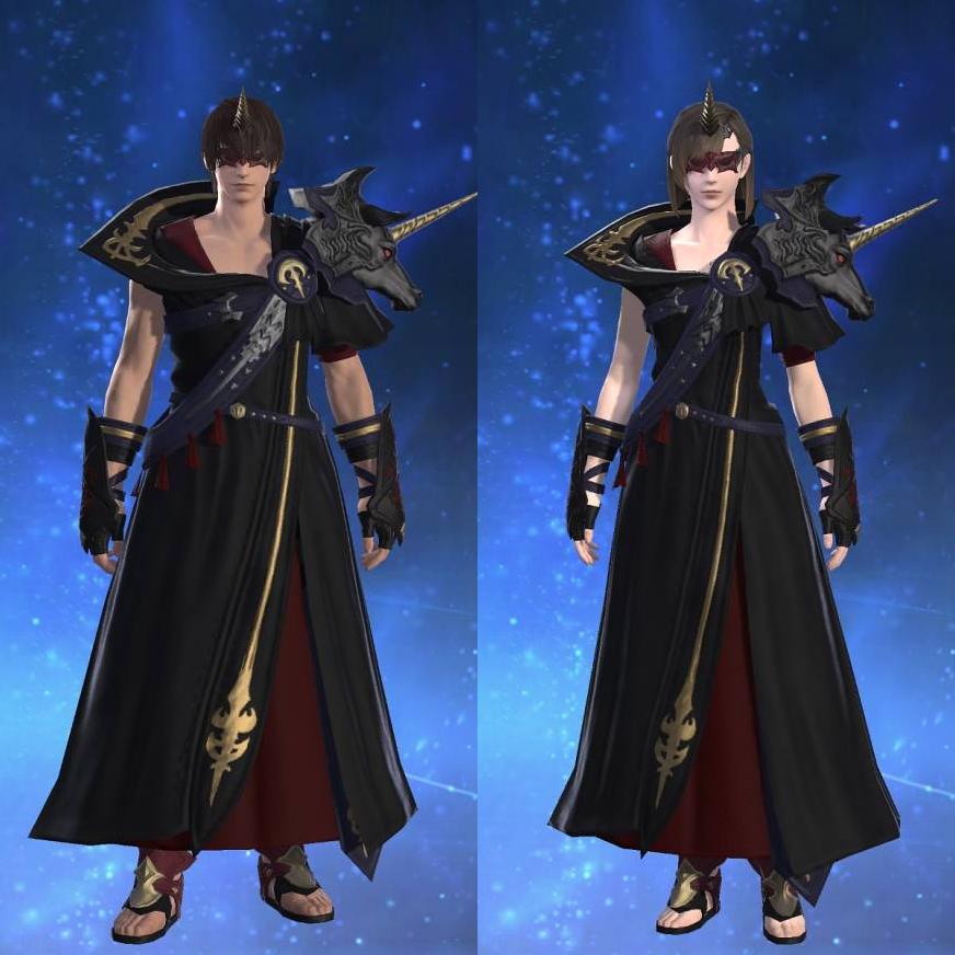 Scarlet Moko Robe of the Last Unicorn's gearset image.