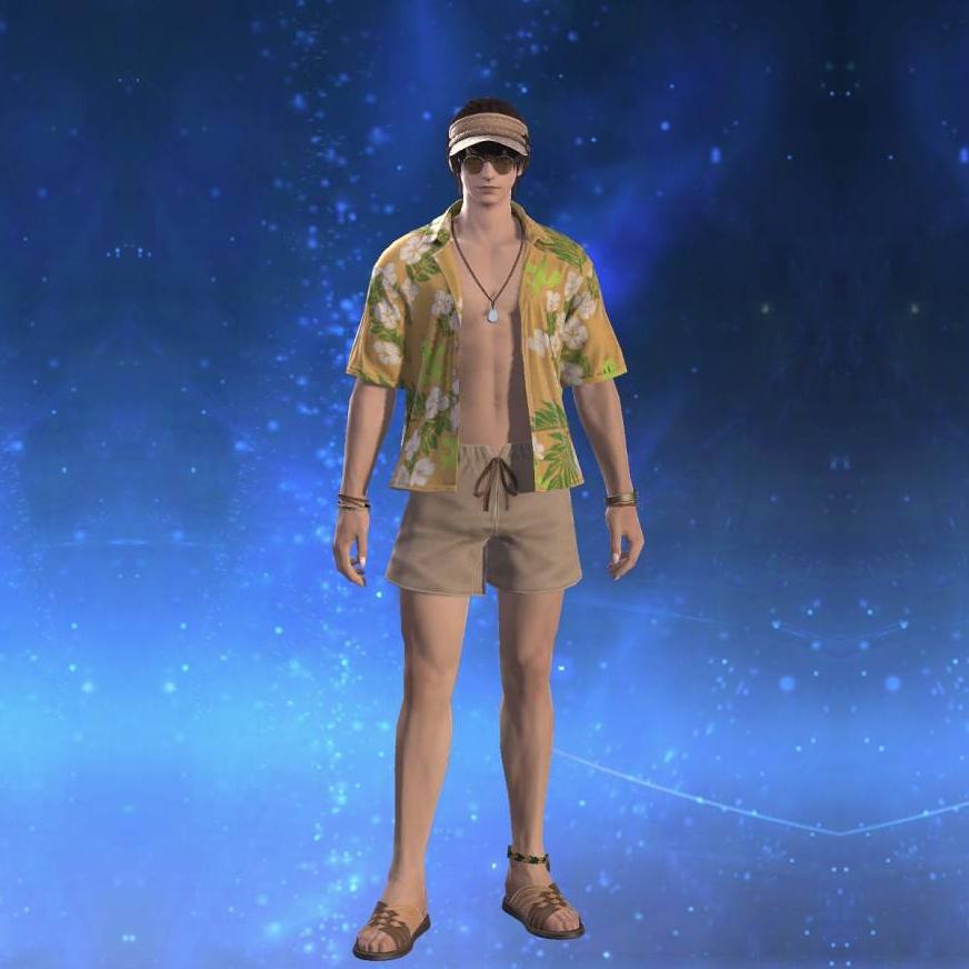 Isle Vacationer's Shirt's gearset image male.