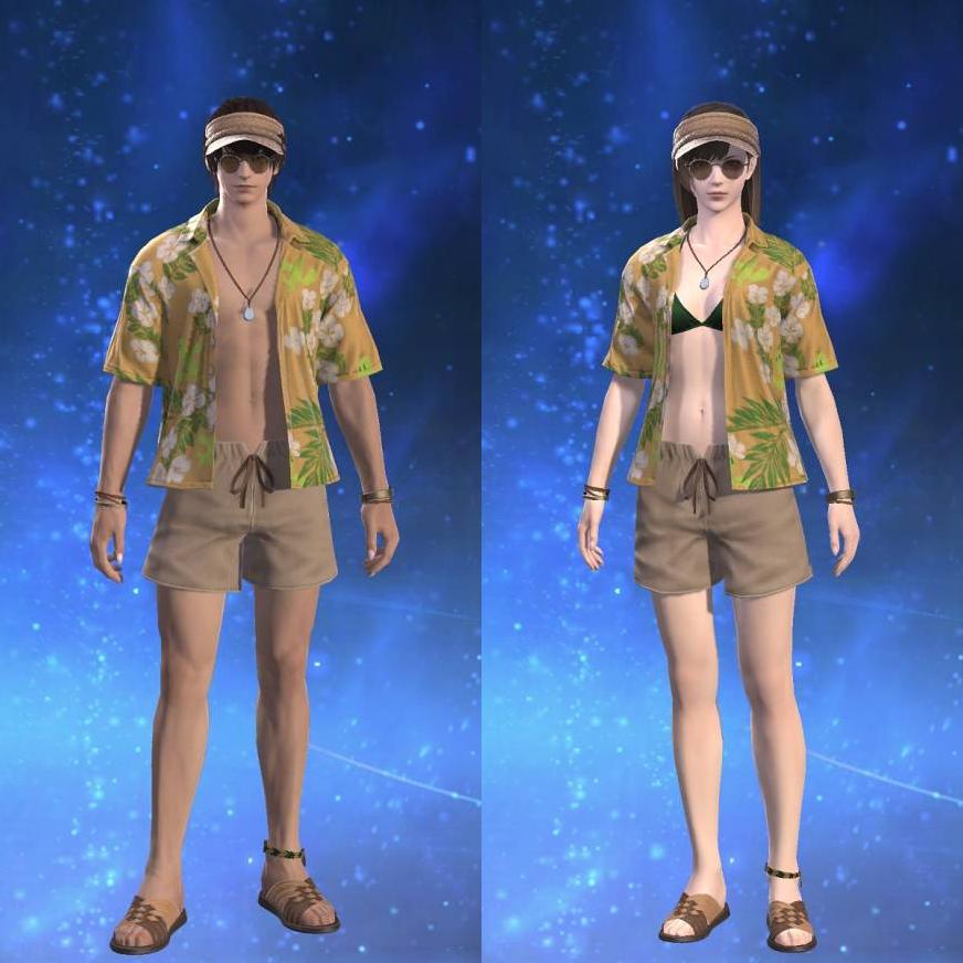 Isle Vacationer's Shirt's gearset image.