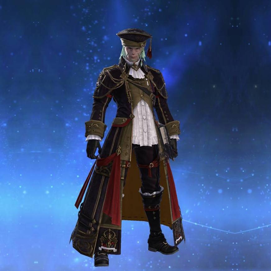アカデミックアタイア's gearset image male model.