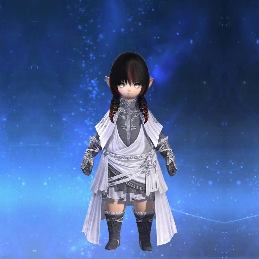Asphodelos Chiton of Fending's gearset image female model.