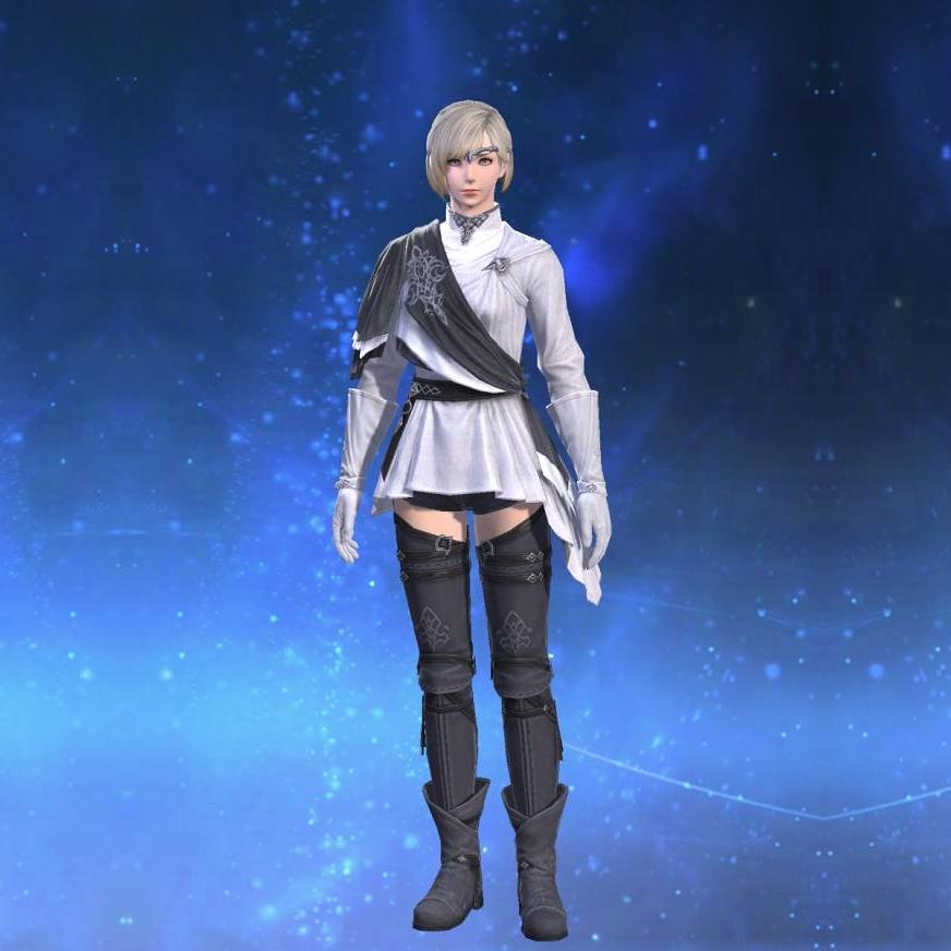 アスフォデロース・レンジャーアタイア's gearset image female model.