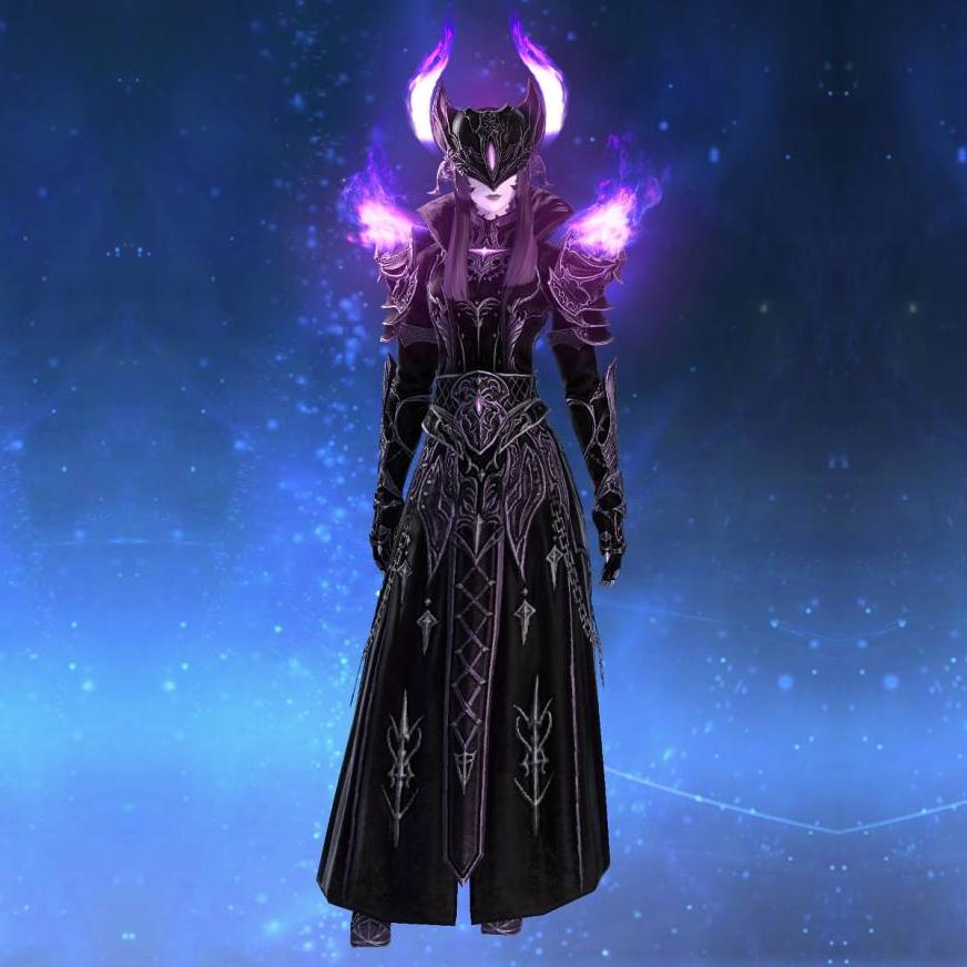Abyssos Surcoat of Casting's gearset image female model.