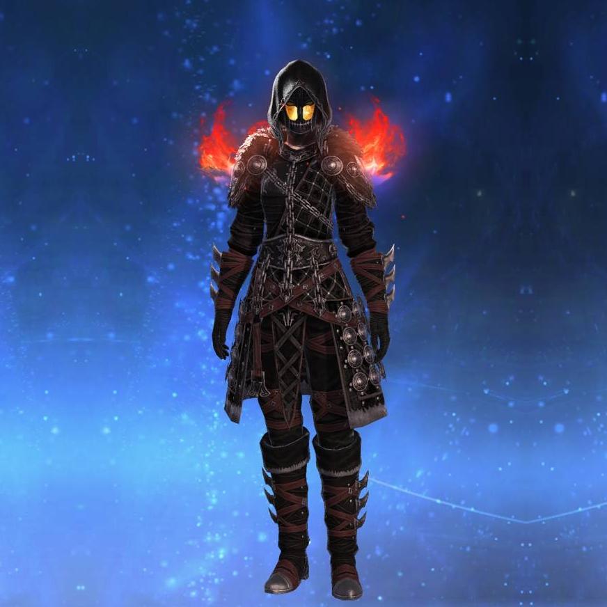 アビュッソス・ストライカーアタイア's gearset image female model.