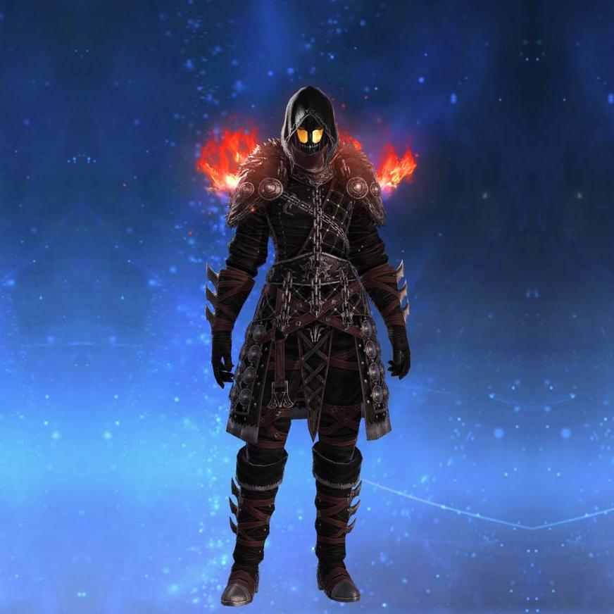 アビュッソス・ストライカーアタイア's gearset image male model.