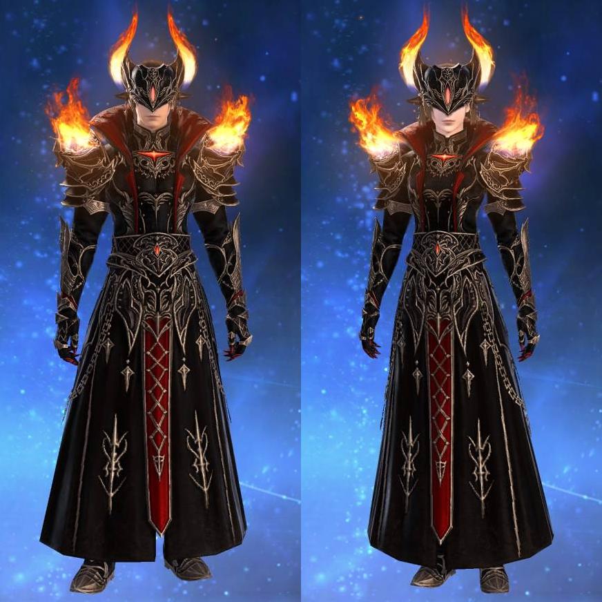 Abyssos Surcoat of Healing's gearset image.