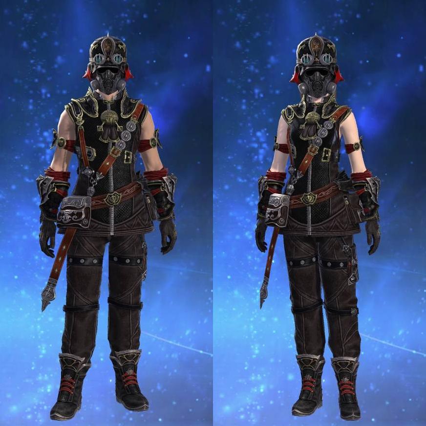 Indagator's Doublet Vest of Gathering's gearset image.