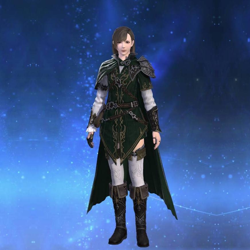 Woodland Warden's Top's gearset image female.