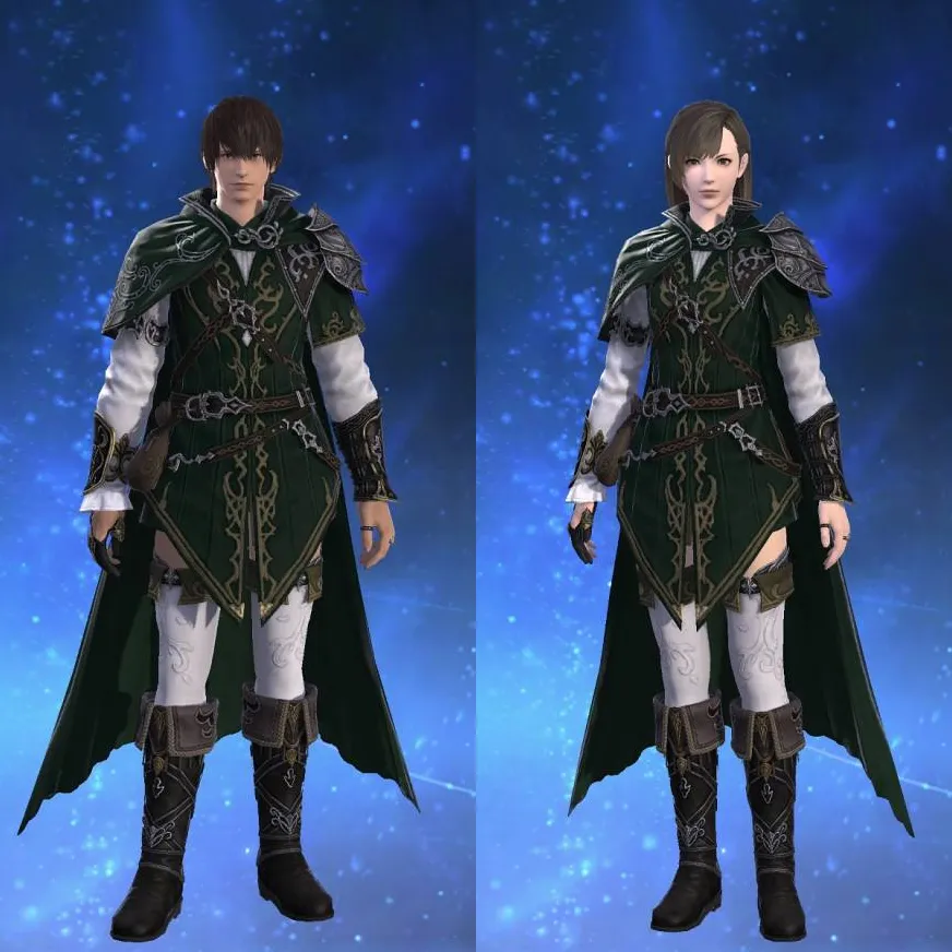Woodland Warden's Top's gearset image.