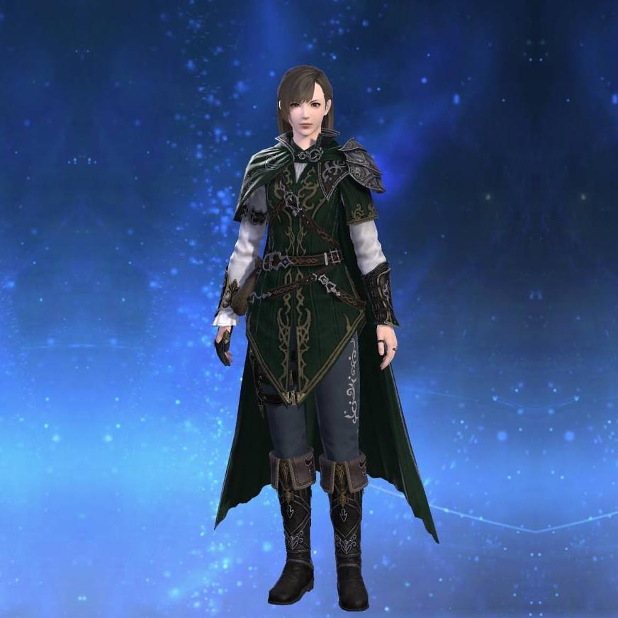 Woodland Warden's Top's gearset image female.